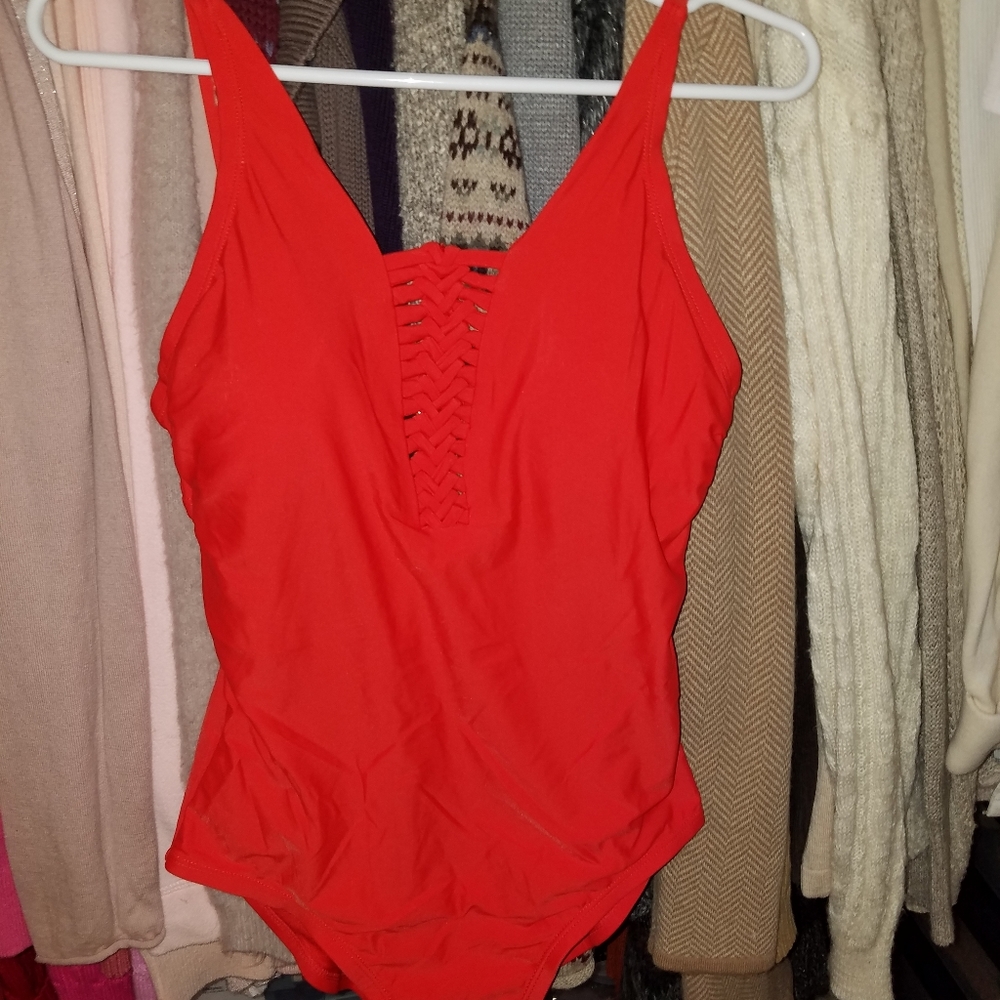 Orange one piece